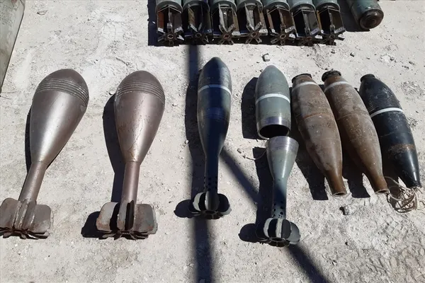 MSB görüntüleri paylaştı! İşte ele geçirilen PKK mühimmatı