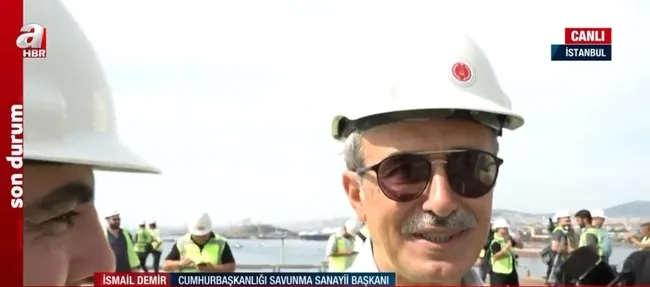 TCG Anadolu ilk kez A Haber’de! Savunma Sanayii Başkanı İsmail Demir: Bu gurur Türkiye’nin