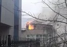 3 katlı binanın çatısı alev alev yandı