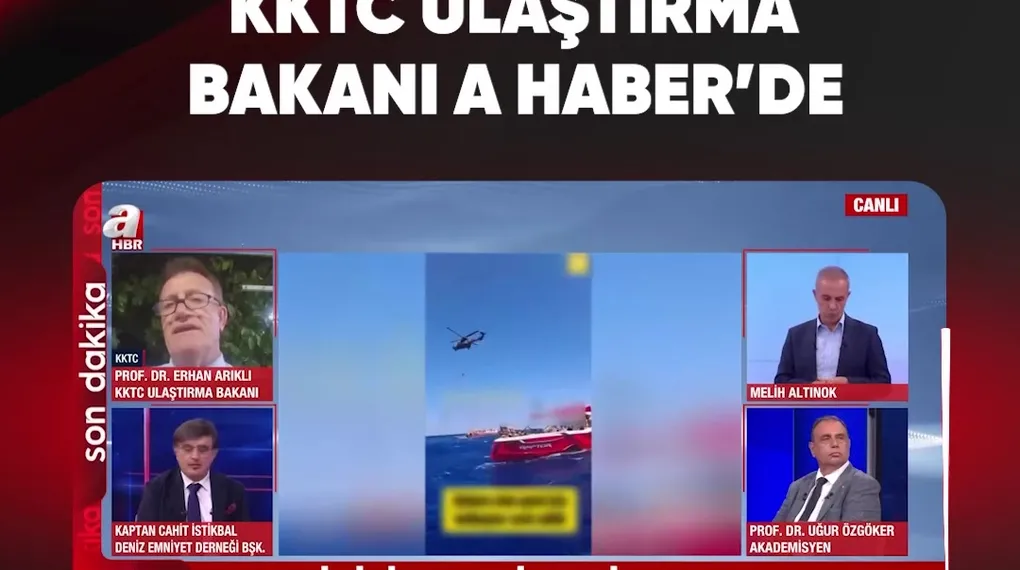 KKTC ULAŞTIRMA BAKANI A HABER'DE
