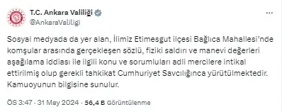 Ankara’da çirkin saldırı! Çarşaflı kadının başını açmaya çalıştı tehditler savurdu | Savcılık harekete geçti