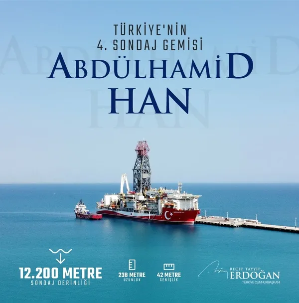 Son dakika: Abdülhamid Han Mavi Vatan’a uğurlandı! Başkan Erdoğan’dan önemli açıklamalar: Yeni sondaj rotamız Akdeniz