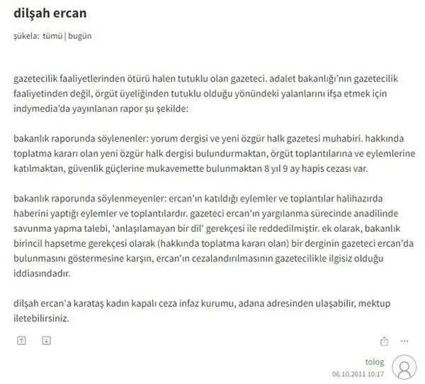 Mersin’de polisi şehit eden terörist Dilşah Ercan CHP raporunda! Tutuklu gazeteci dediler Zozan Tolan kod adlı PKK’lı çıktı