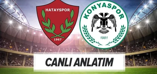 Hatayspor - Konyaspor canlı anlatım | Hatayspor - Konyaspor maçı ne zaman, saat kaçta ve hangi kanalda?