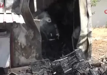 Antalya'da soğuk hava deposunda korkutan yangın