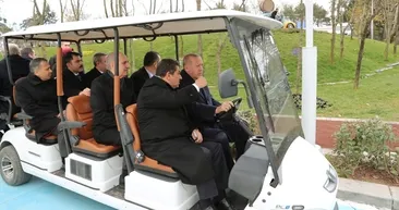 Başkan Erdoğan Esenler’de 15 Temmuz Millet Bahçesi’ni gezdi