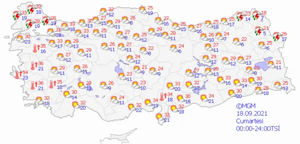 1631896294173.png Meteoroloji'den başta İstanbul olmak üzere çok sayıda ile son dakika sağanak yağış uyarısı! İstanbul Ankara İzmir'de bu hafta hava durumu nasıl olacak? - 6