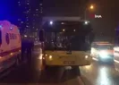 Minibüs İETT otobüsüne çarptı: Yaralılar var