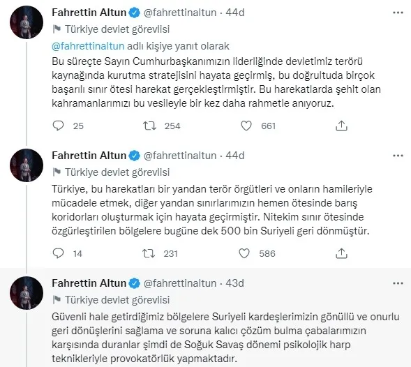 Cumhurbaşkanlığından göçmen açıklaması: Soğuk savaş dönemi psikolojik harp teknikleriyle provokatörlük yapılmakta