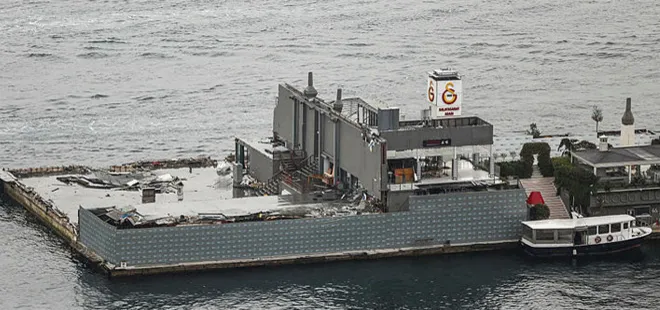 Galatasaray Adası’nda ikinci yıkım başladı