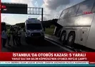 İstanbulda otobüs kaza yaptı!