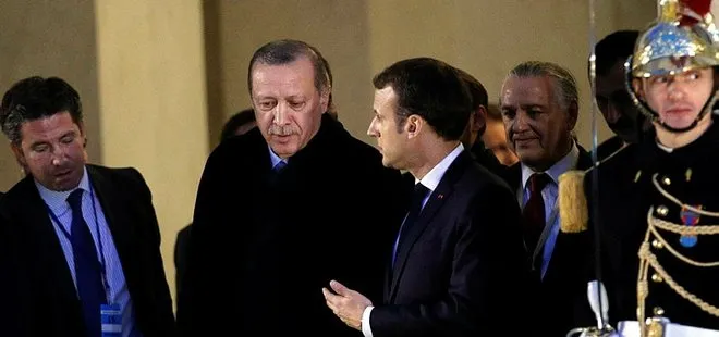Son dakika: Başkan Erdoğan Macron ile görüştü