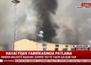 Son dakika: Sakarya Hendekte havai fişek fabrikasında patlama! A Haber ekipleri patlama bölgesinde! İşte ilk görüntüler | Video