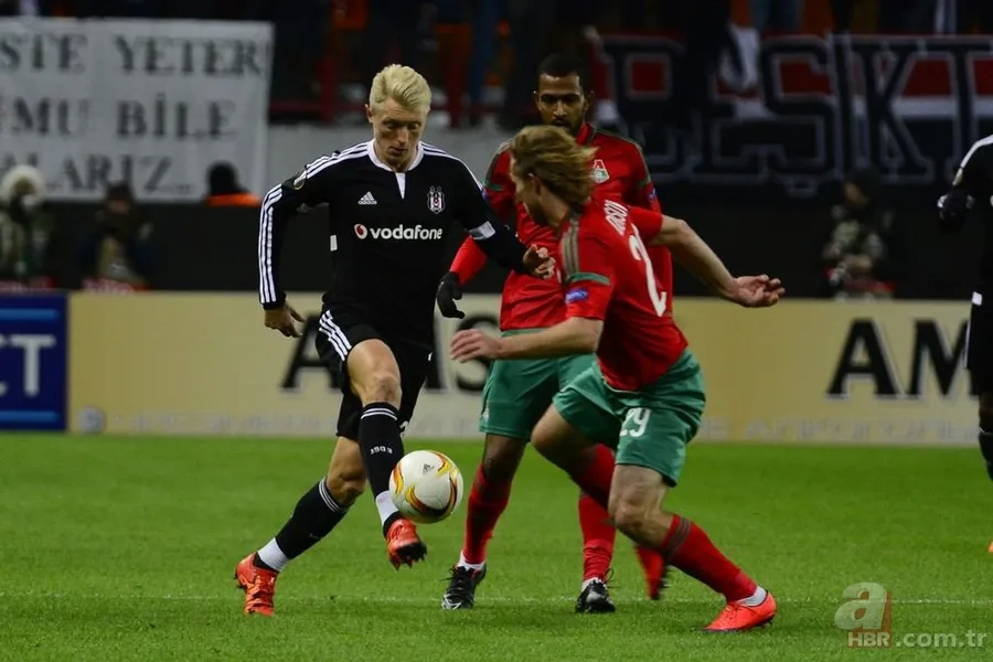 Lokomotiv Moskova - Beşiktaş maçından kareler 7