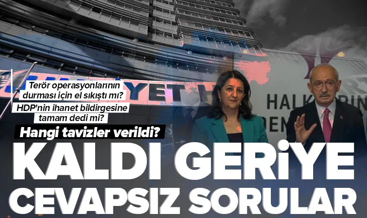 HDPye hangi tavizleri verdin?
