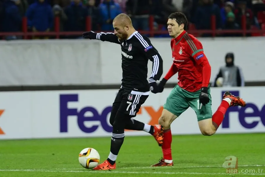 Lokomotiv Moskova - Beşiktaş maçından kareler 22