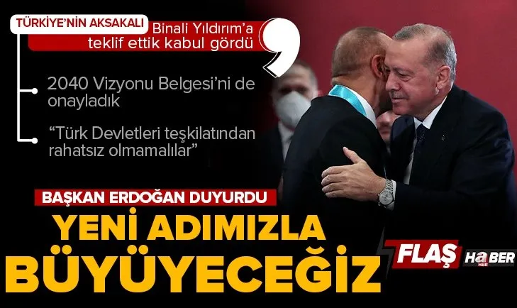 Son dakika: Başkan Erdoğan açıkladı: Türk Dünyası 2040 Vizyonu Belgesi’ni kabul ettik