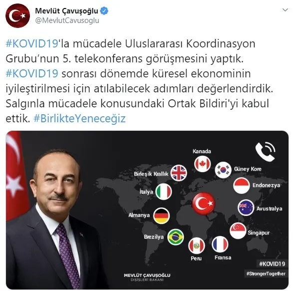 Dışişleri Bakanı Çavuşoğlu Ortak Bildiri'nin kabul edildiğini duyurdu