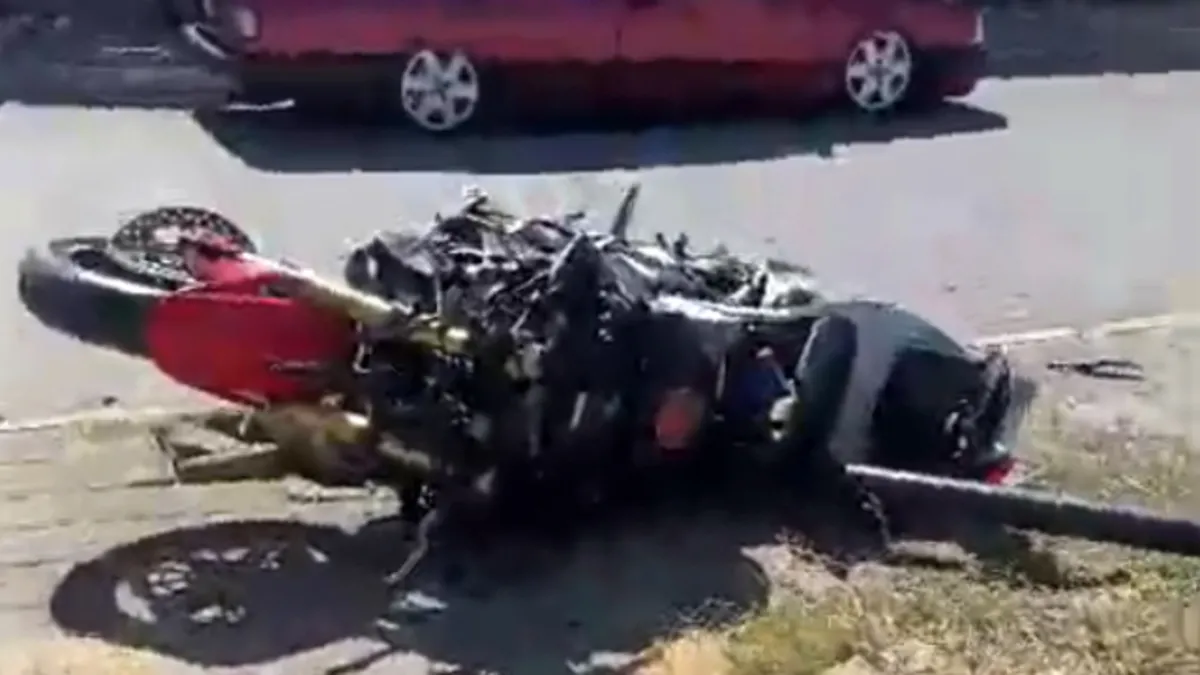 Tamir ettiği motosikletin test sürüşünde yaralandı