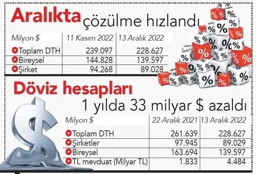 Liralaşma stratejisi ve Kur Korumalı Mevduat meyvelerini veriyor! Döviz hesaplarında 1 ayda rekor çözülme - 2