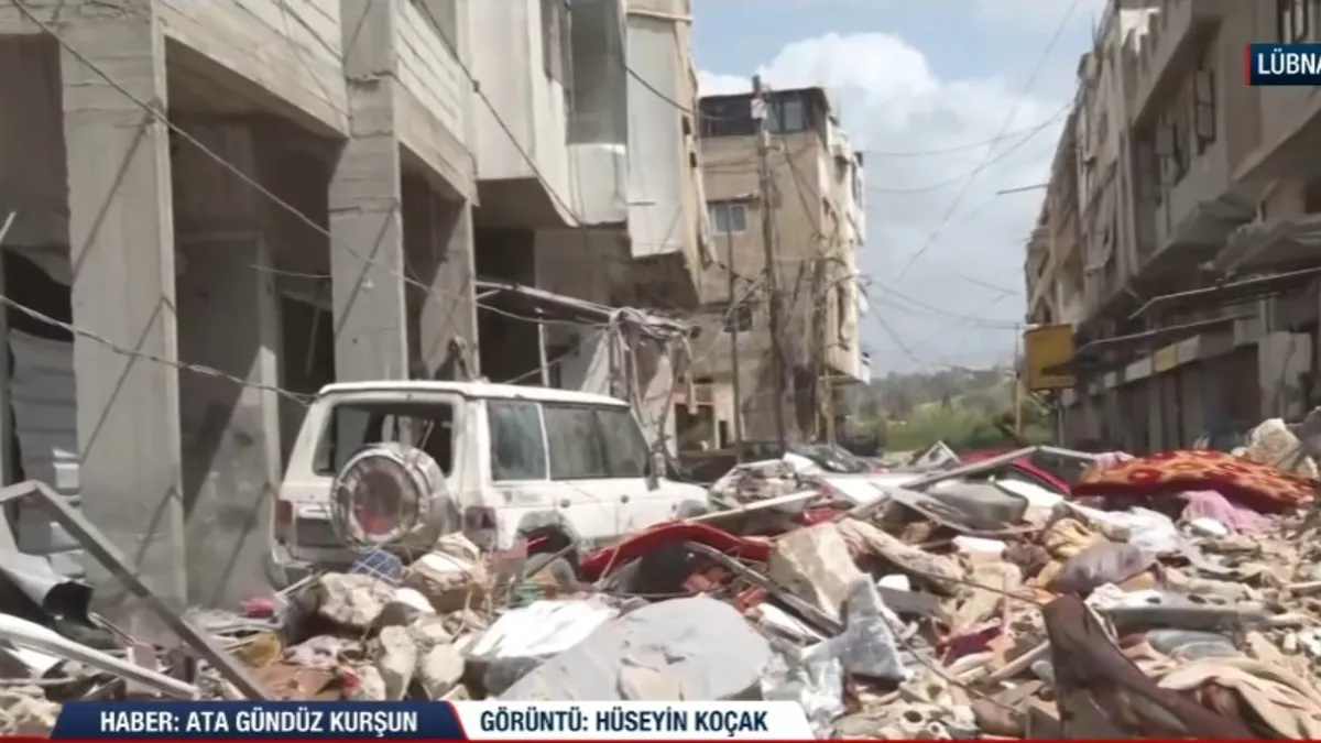 Lübnan'da "Hizbullah ile mücadele" adı altında sivil katliam! A Haber yıkımı görüntüledi
