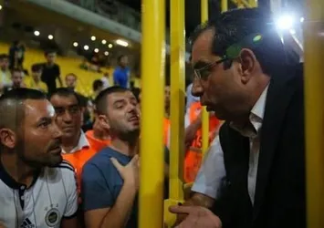 Şekip Mosturoğlu ile Fenerbahçeli taraftarlar tartıştı!
