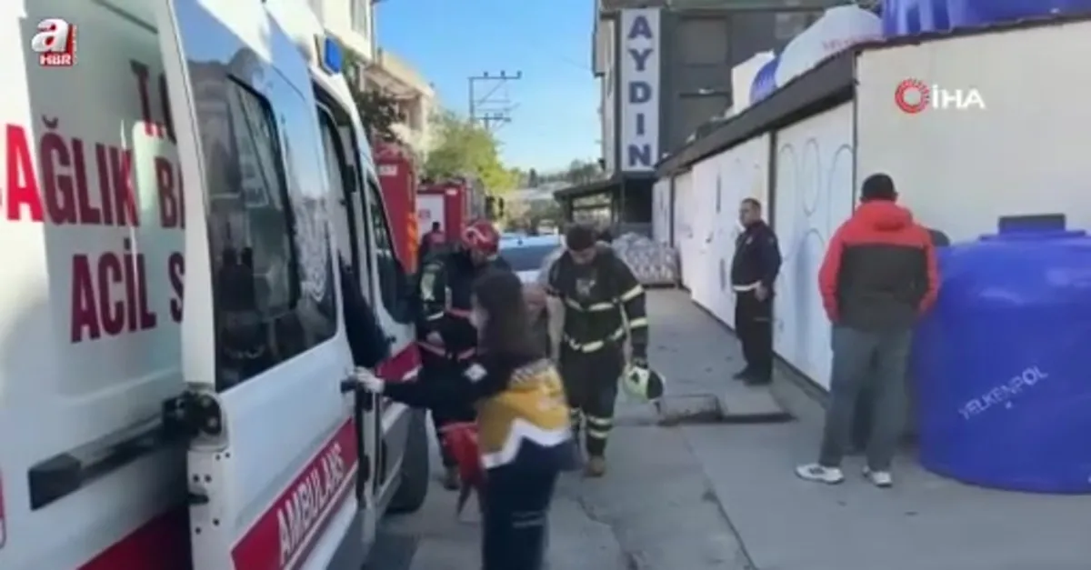 Engelli aileyi komşuları kurtardı