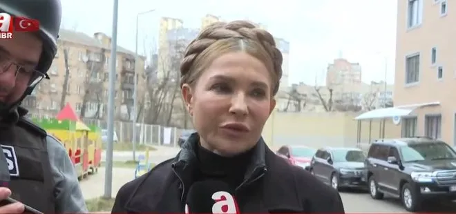 Ukrayna eski Başbakanı Yuliya Timoşenko A Haber’de dünyaya çağrıda bulundu