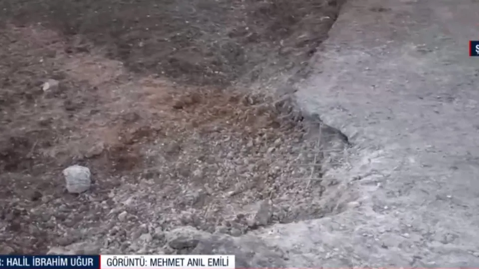 İşte havan mermisinin düştüğü nokta