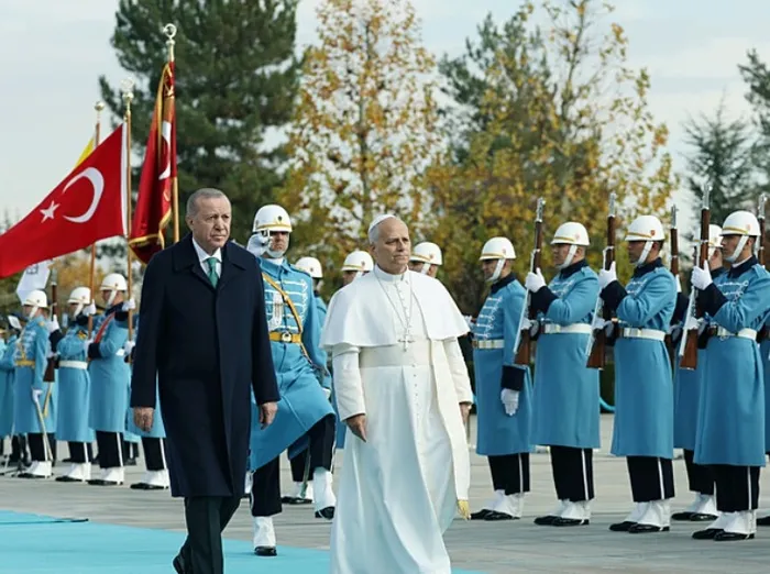papa-leo-gazze-icin-erdogani-isaret-etti-turkiye-onemli-rol-oynuyor-1764527837103.jpg Fotoğraf- Papa'nın Türkiye ziyareti -AA