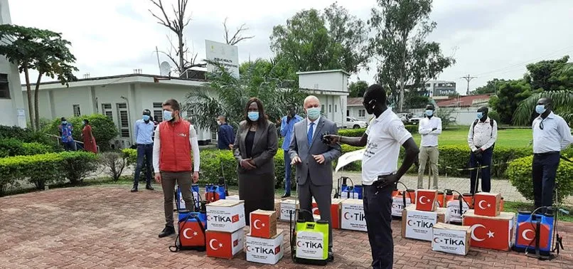 TİKA Güney Sudan'ı yalnız bırakmadı! Kovid-19'la mücadeleye tıbbi ekipman desteği