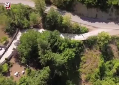 Sinop’ta tehlikeli yol