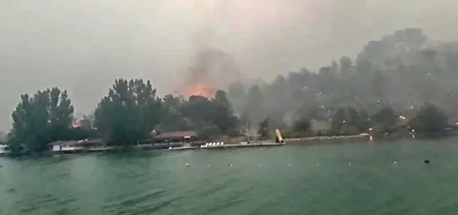 Manavgat'ta korku dolu anlar: Bizi değil bebeğimizi kurtarın