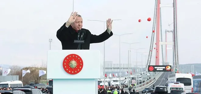 Çanakkale’de tarihi gün! Başkan Erdoğan 1915 Çanakkale Köprüsü’nün açılışını yaptı | İşte geçiş ücreti