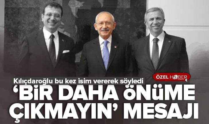 İmamoğlu ve Yavaş’a Kılıçdaroğlu’ndan mesaj