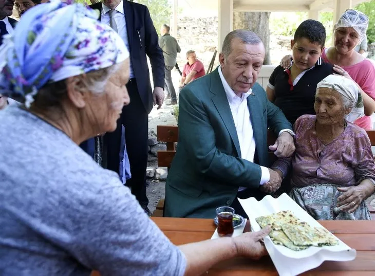 Başkan Erdoğan Muğla’da antik kenti ziyaret etti