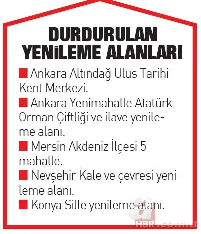 İşte kentsel ihanet haritası! Muhalefetin engellediği dönüşüm projelerinin listesi ortaya çıktı | İnsan hayatını hiçe sayan kafa 11