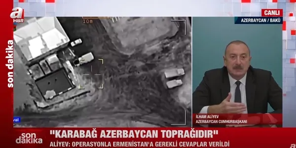 Azerbaycan Cumhurbaşkanı İlham Aliyev: Ermenistan’a gerekli cevap verildi