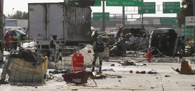 Meksika’da katliam gibi kaza!