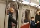 Metroda kadınlara bıçak çeken maganda tutuklandı