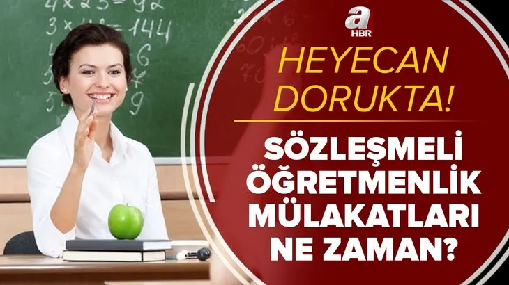 Sözleşmeli öğretmenlik sözlü sınav yerleri açıklandı mı? 2021 MEB sözleşmeli öğretmenlik mülakatları ne zaman?