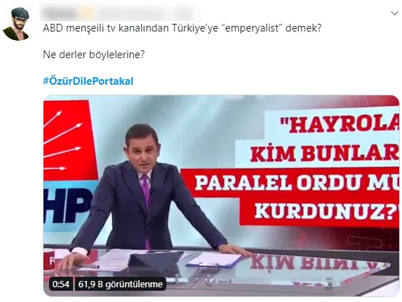 Fatih Portakal’ın küstah sözlerine tepki yağdı