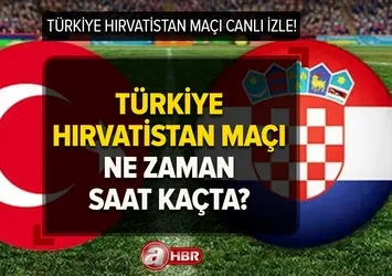 Türkiye Hırvatistan maçı hangi kanalda? Türkiye-Hırvatistan milli maçı ne zaman, saat kaçta?
