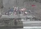 Sığınmacılar Meriç Nehrinde yıkandı!