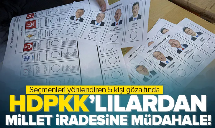 HDPKK’lılardan millet iradesine müdahale!