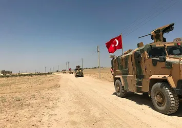 TSK'dan Münbiç'te 64'üncü devriye görevi