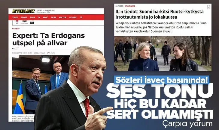 İsveç basınından çarpıcı Erdoğan yorumu