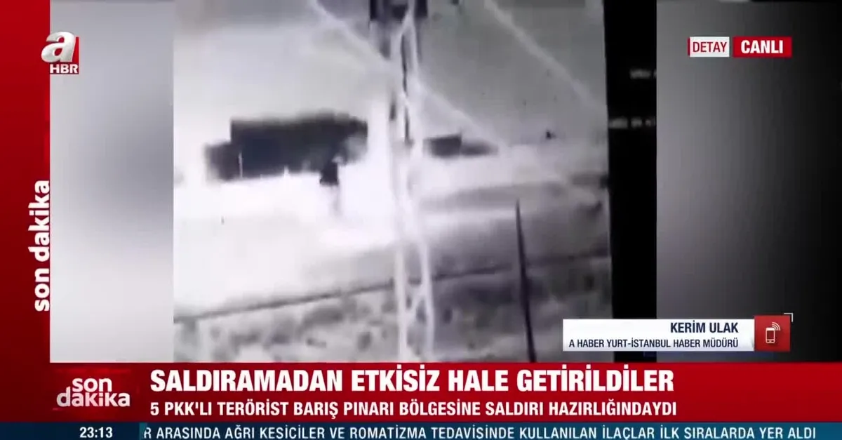 Son dakika: Barış Pınarı Bölgesinde saldırı hazırlığındaki 5 terörist böyle etkisiz hale getirildi!