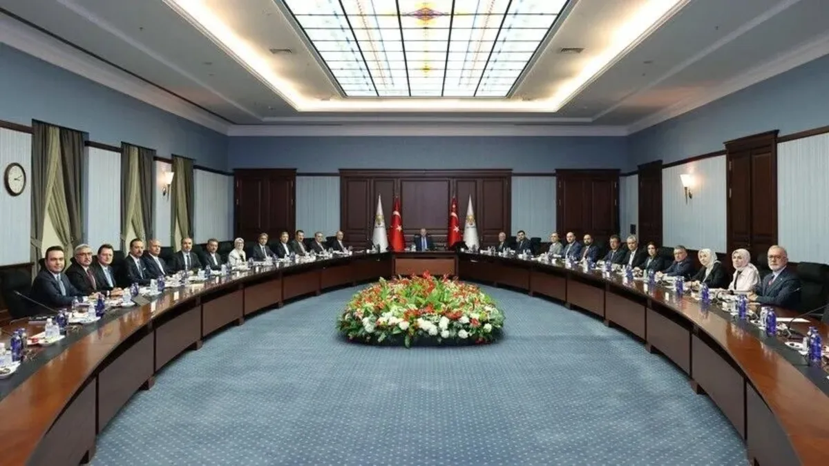AK Parti Merkez Yürütme Kurulu (MYK) toplandı