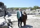 Başkan Erdoğan Muğlada antik kenti ziyaret etti